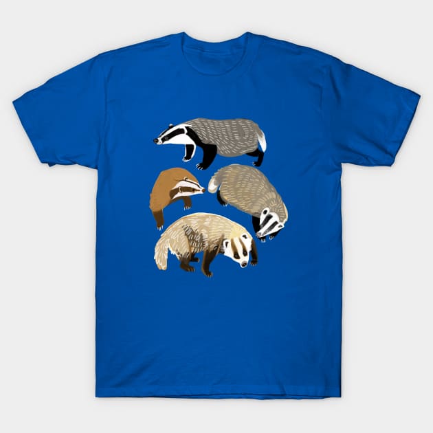 Eurasian Badgers #2 T-Shirt by belettelepink